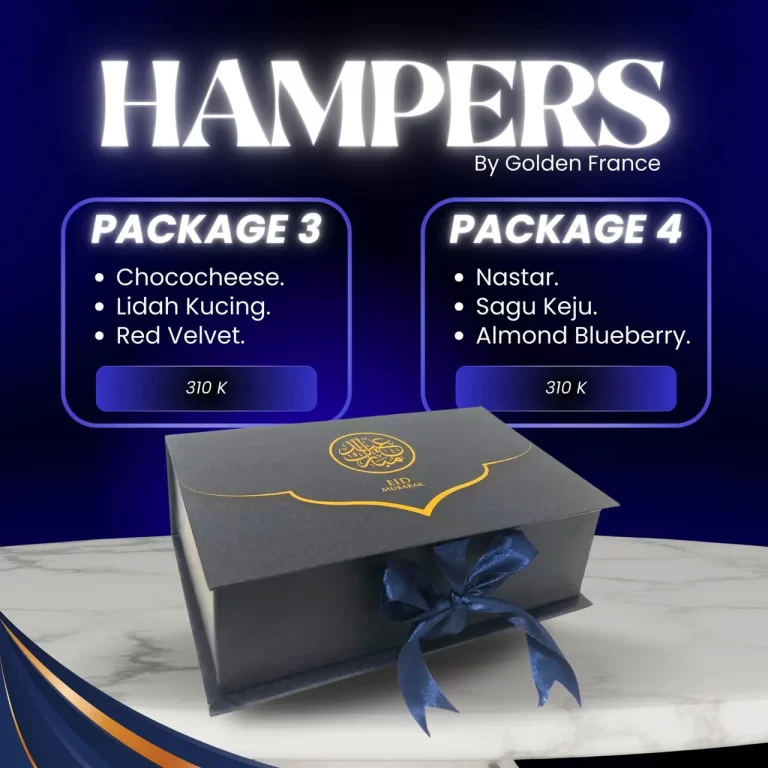 hampers hard box golden france paket 2