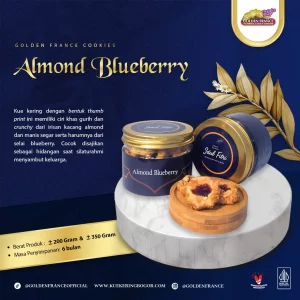 kue kering almomd blueberry golden france