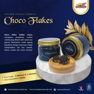 kue kering choco flakes golden france