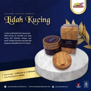 kue kering lidah kucing golden france