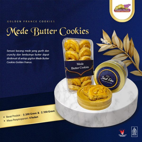 kue kering mede butter cookies golden france