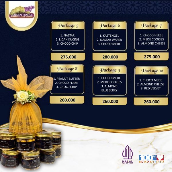Hampers Kue Kering Lebaran Keranjang Box - Gambar 3