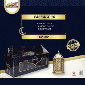 Paket 10 Hampers Kue Kering Lebaran Kemasan Soft Box